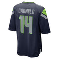 Silnrao S.Seahawks #14 Sam Darnold Player Navy Home Game Football Jerseys