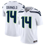 Silnrao S.Seahawks #14 Sam Darnold Player White Vapor F.U.S.E. Limited Football Jerseys