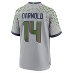 Silnrao S.Seahawks #14 Sam Darnold Player Wolf Gray Rivalries Collection Game Football Jerseys