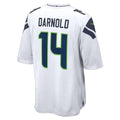 Silnrao S.Seahawks #14 Sam Darnold White Game Stitched Jerseys