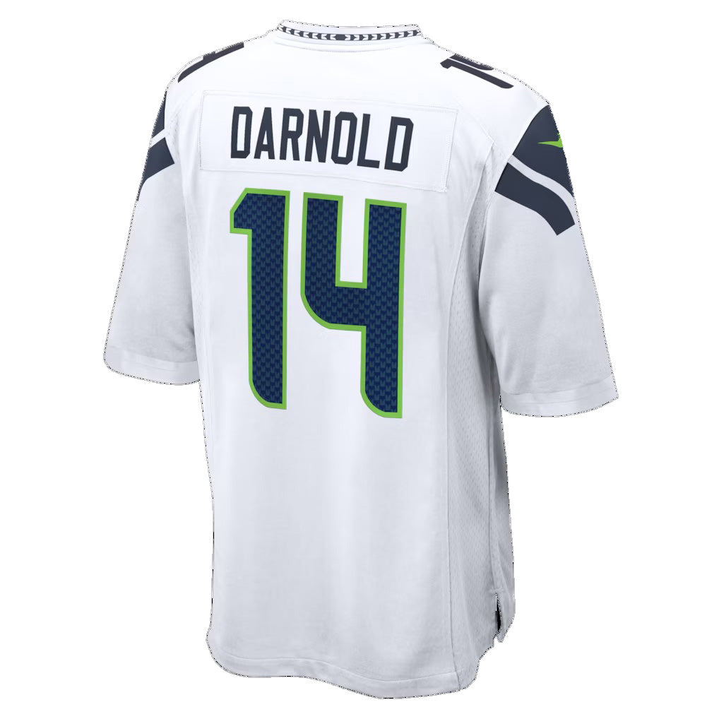 Silnrao S.Seahawks #14 Sam Darnold White Game Stitched Jerseys