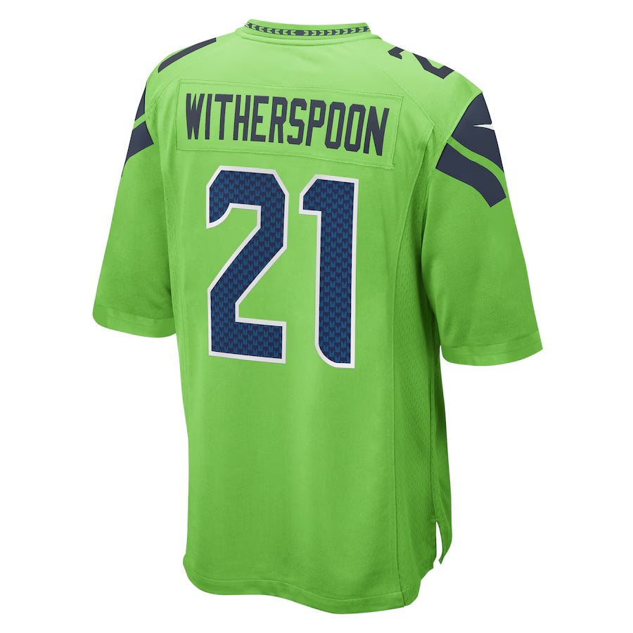 Silnrao S.Seahawks #21 Devon Witherspoon Player Green Home Game Stitched Jerseys