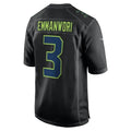 Silnrao S.Seahawks #3 Nick Emmanwori Black Fashion Game Stitched Jerseys