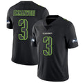Silnrao S.Seahawks #3 Nick Emmanwori Player Limited Black Impact Football Jerseys