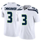 Silnrao S.Seahawks #3 Nick Emmanwori Player White Vapor F.U.S.E. Limited Football Jerseys