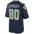 Silnrao S.Seahawks #80 Steve Largent Player Navy Home Game Stitched Jerseys