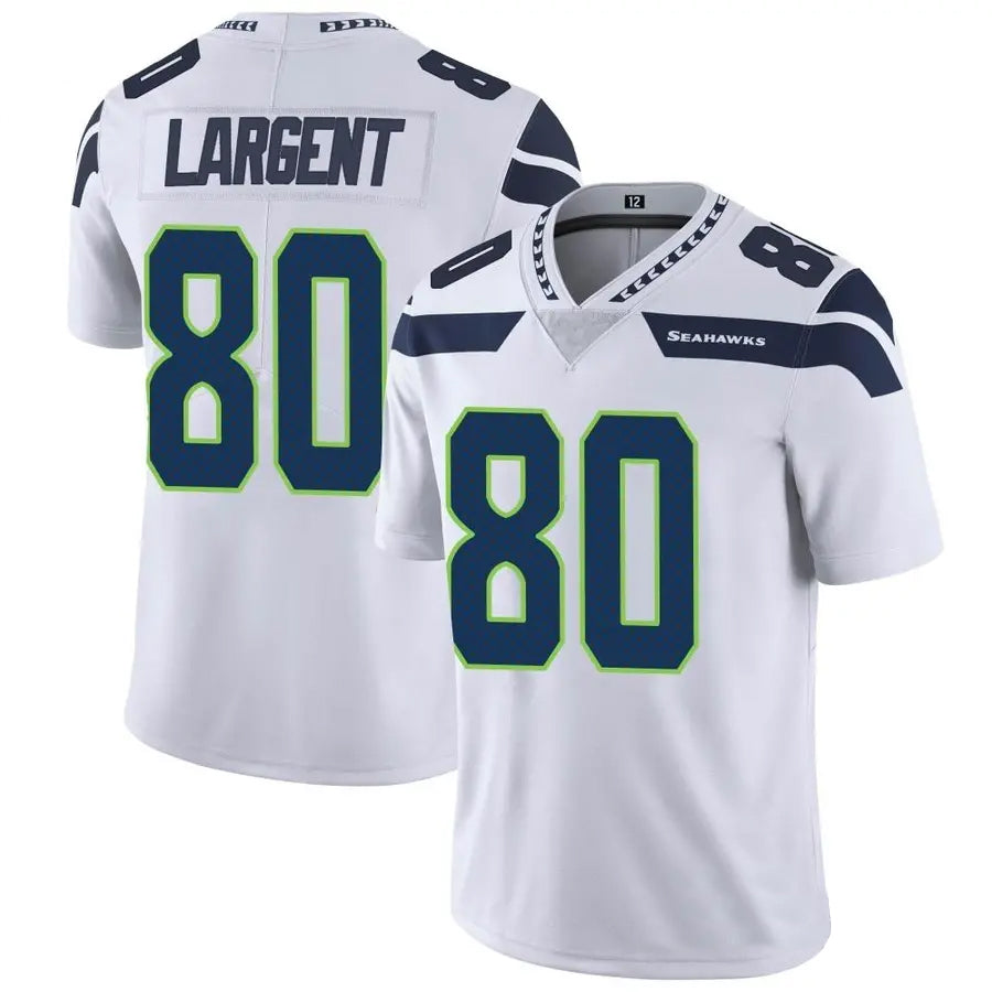 Silnrao S.Seahawks #80 Steve Largent Player White Vapor Limited Stitched Jerseys