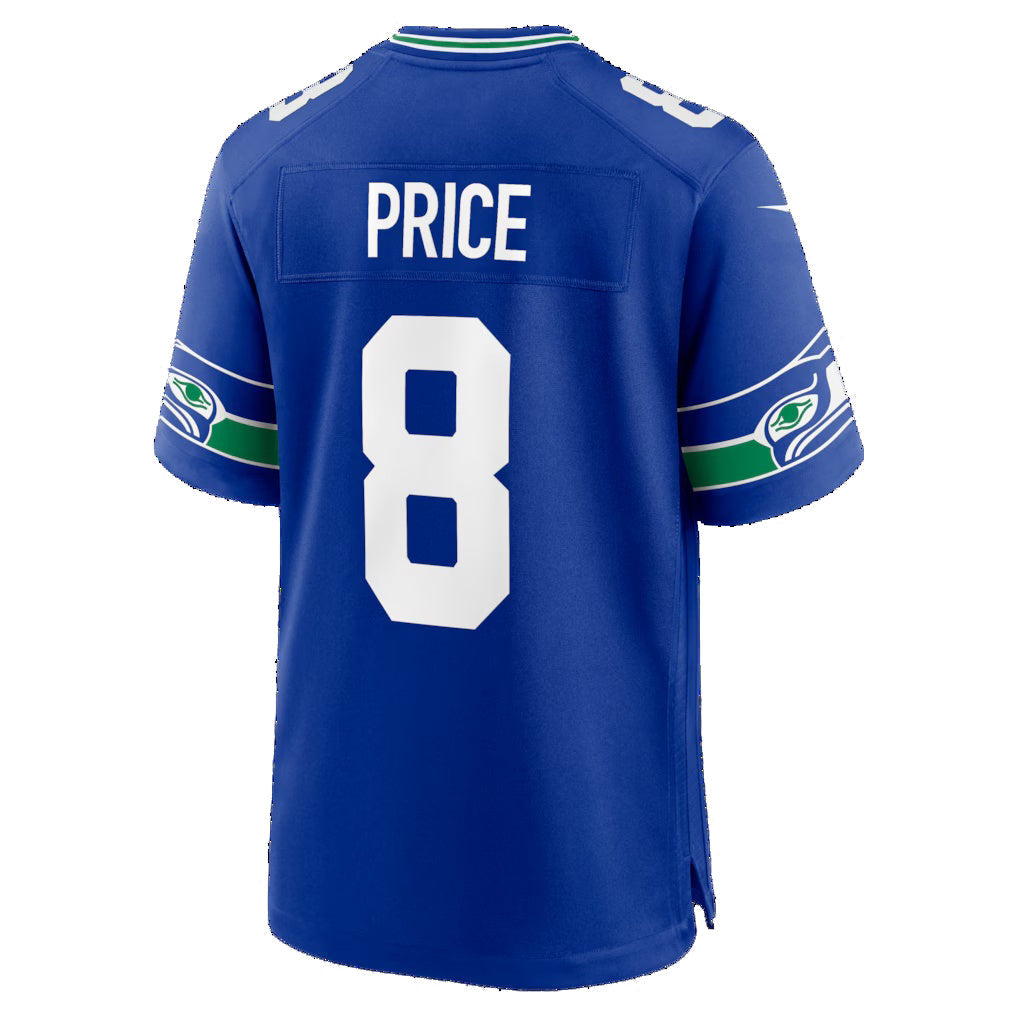 Silnrao S.Seahawks #8 Jadarian Price Royal Alternate Game Stitched Jerseys