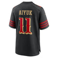 Silnrao SF.49ers #11 Brandon Aiyuk 2025 Rivalries Collection Game Stitched Jerseys