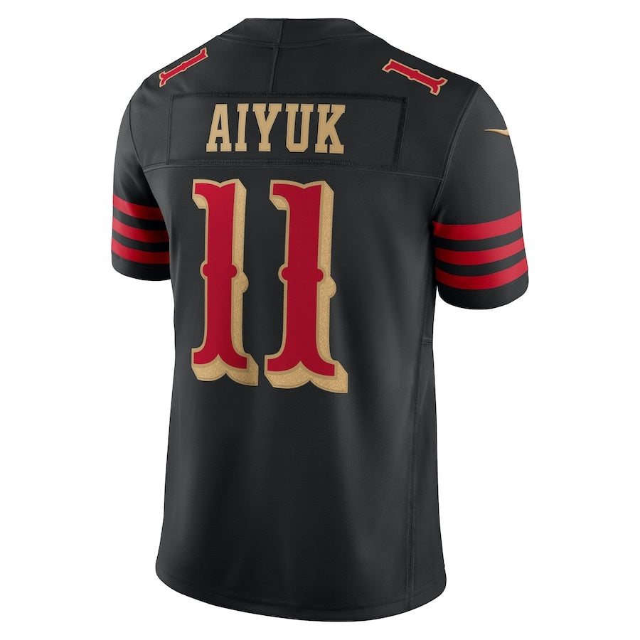 Silnrao SF.49ers #11 Brandon Aiyuk 2025 Rivalries Collection Limited Stitched Jerseys