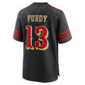 Silnrao SF.49ers #13 Brock Purdy Player Rivalries Collection Black Game Stitched Jerseys