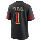 Silnrao SF.49ers #1 Ricky Pearsall 2025 Rivalries Collection Game Stitched Jerseys