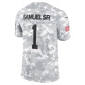 Silnrao SF.49ers #1 Ricky Pearsall Player Arctic Camo Salute to Service Limited Stitched Jerseys