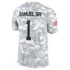 Silnrao SF.49ers #1 Ricky Pearsall Player Arctic Camo Salute to Service Limited Stitched Jerseys