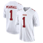 Silnrao SF.49ers #1 Ricky Pearsall Player White Fashion Game Stitched Jerseys