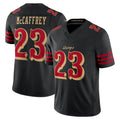 Silnrao SF.49ers #23 Christian McCaffrey Player Rivalries Collection Vapor Limited Black  Stitched Jerseys