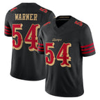 Silnrao SF.49ers #54 Fred Warner Player Rivalries Collection Vapor Limited Black Stitched Jerseys