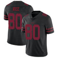 Silnrao SF.49ers #80 Jerry Rice Player Black Vapor Untouchable Limited Throwback Stitched Jerseys