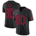 Silnrao SF.49ers #80 Jerry Rice Player Black Vapor Untouchable Limited Throwback Stitched Jerseys
