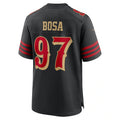 Silnrao SF.49ers #97 Nick Bosa Player Rivalries Collection Black Game Stitched Jerseys
