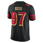 Silnrao SF.49ers #97 Nick Bosa Player Rivalries Collection Vapor Limited Black Stitched Jerseys