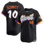 Silnrao SF.Giants #10 Casey Schmitt Player Black 2025 City Connect Home Limited Stitched Jerseys