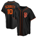 Silnrao SF.Giants #10 Casey Schmitt Player  Black 2026 Home Game Stitched Jerseys