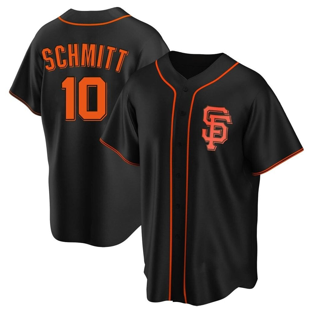 Silnrao SF.Giants #10 Casey Schmitt Player  Black 2026 Home Game Stitched Jerseys