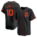 Silnrao SF.Giants #10 Casey Schmitt Player  Black 2026 Home Limited Stitched Jerseys