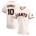 Silnrao SF.Giants #10 Casey Schmitt Player Cream Home Limited Elite Stitched Jerseys