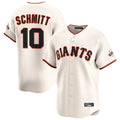 Silnrao SF.Giants #10 Casey Schmitt Player Cream Home Limited Stitched Jerseys