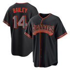 Silnrao SF.Giants #14 Patrick Bailey Player Black Alternate Limited Stitched Jerseys