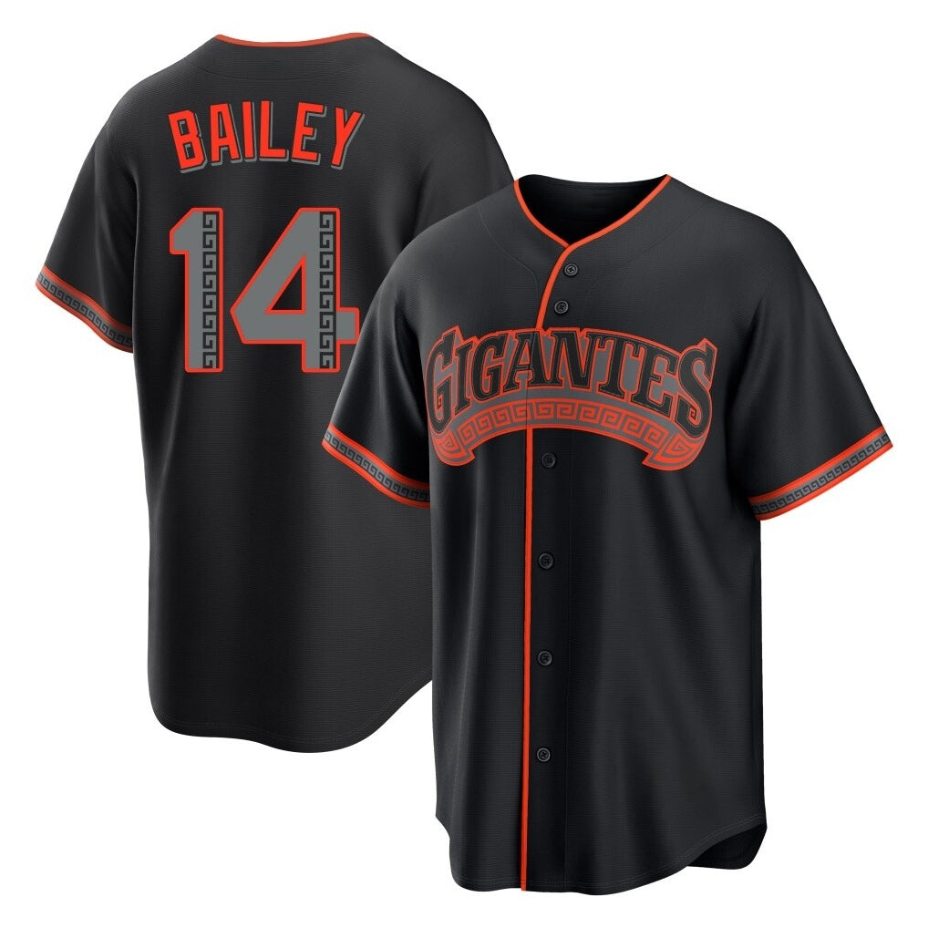 Silnrao SF.Giants #14 Patrick Bailey Player Black Alternate Limited Stitched Jerseys