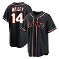 Silnrao SF.Giants #14 Patrick Bailey Player Black Fashion Out Home Limited Stitched Jerseys