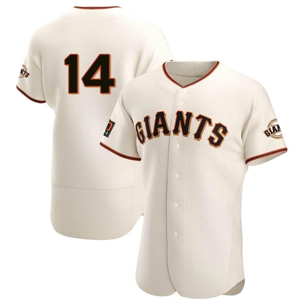 Silnrao SF.Giants #14 Patrick Bailey Player Cream Home Limited Elite Stitched Jerseys