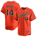 Silnrao SF.Giants #14 Patrick Bailey Player Orange Home Limited Stitched Jerseys