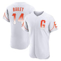 Silnrao SF.Giants #14 Patrick Bailey Player White City Connect Home Limited Elite Stitched Jerseys