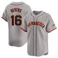 Silnrao SF.Giants #16 Rafael Devers Player Gray Home Limited Stitched Jerseys
