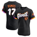 Silnrao SF.Giants #17 Heliot Ramos Player Black 2025 City Connect Home Limited Elite Stitched Jerseys