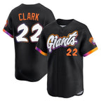 Silnrao SF.Giants #22 Will Clark Player Black 2025 City Connect Home Limited Stitched Jerseys