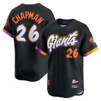 Silnrao SF.Giants #26 Matt Chapman Player Black 2025 City Connect Home Limited Stitched Jerseys