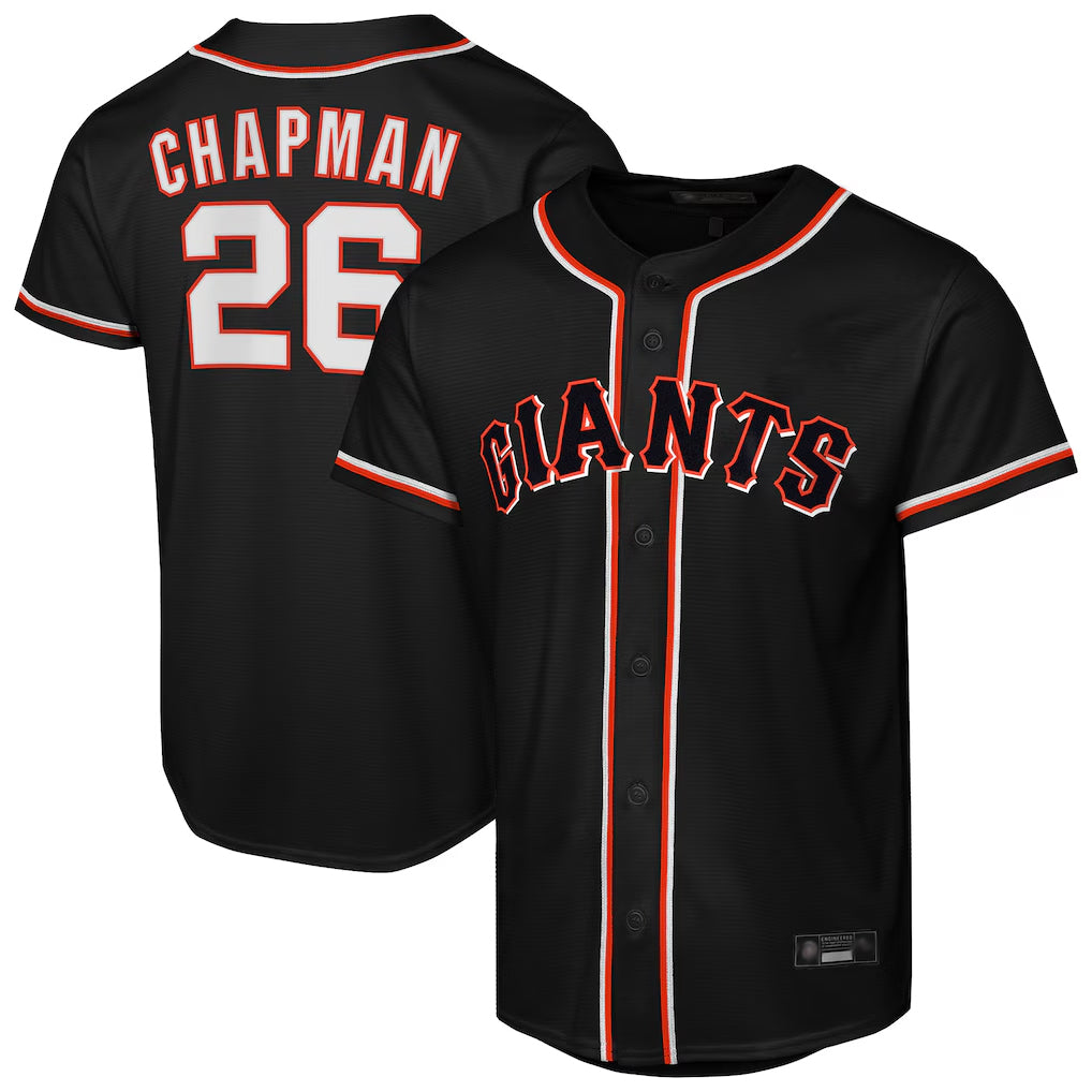 Silnrao SF.Giants #26 Matt Chapman Player Black Fashion Out Home Limited Stitched Jerseys
