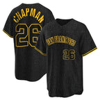 Silnrao SF.Giants #26 Matt Chapman Player Black Snake Skin City Limited Stitched Jerseys