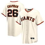 Silnrao SF.Giants #26 Matt Chapman Player Cream Home Game Stitched Jerseys
