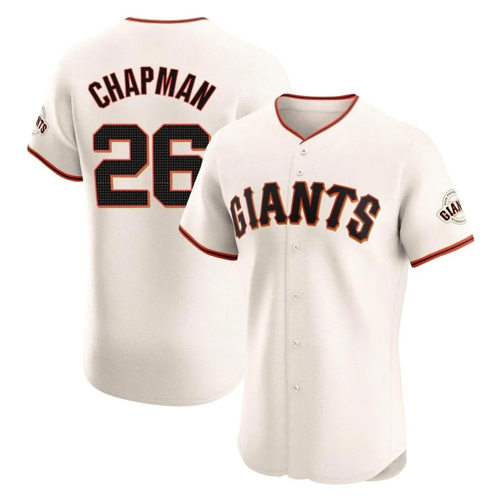 Silnrao SF.Giants #26 Matt Chapman Player Cream Home Limited Elite Stitched Jerseys