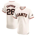 Silnrao SF.Giants #26 Matt Chapman Player Cream Home Limited Elite Stitched Jerseys
