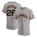 Silnrao SF.Giants #26 Matt Chapman Player Gray Home Limited Elite Stitched Jerseys