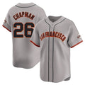 Silnrao SF.Giants #26 Matt Chapman Player Gray Home Limited Stitched Jerseys