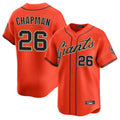 Silnrao SF.Giants #26 Matt Chapman Player Orange Home Limited Stitched Jerseys