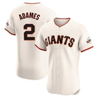 Silnrao SF.Giants #2 Willy Adames Player Cream Home Limited Elite Stitched Jerseys